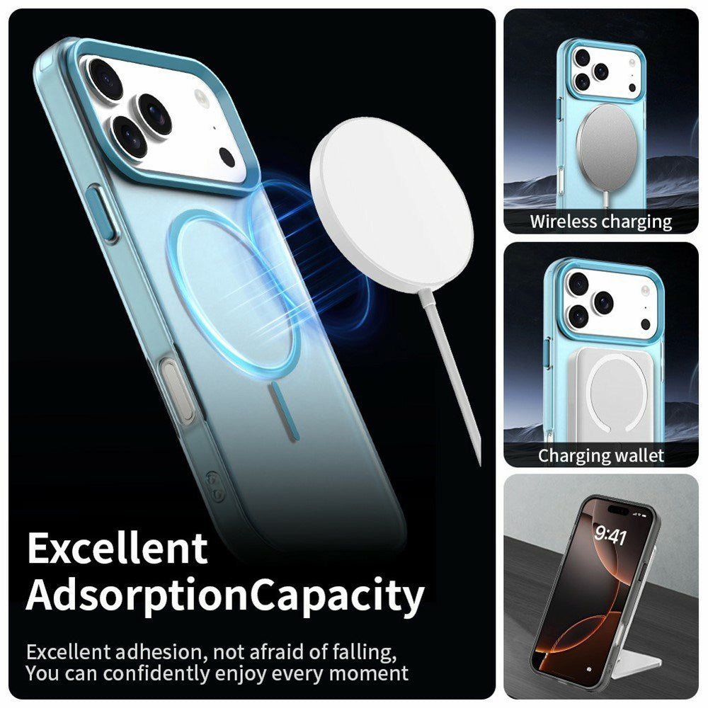 iPhone 18 Pro / 17 Pro EIDERWOOD Hybrid Plast Deksel - MagSafe Kompatibel - Blå