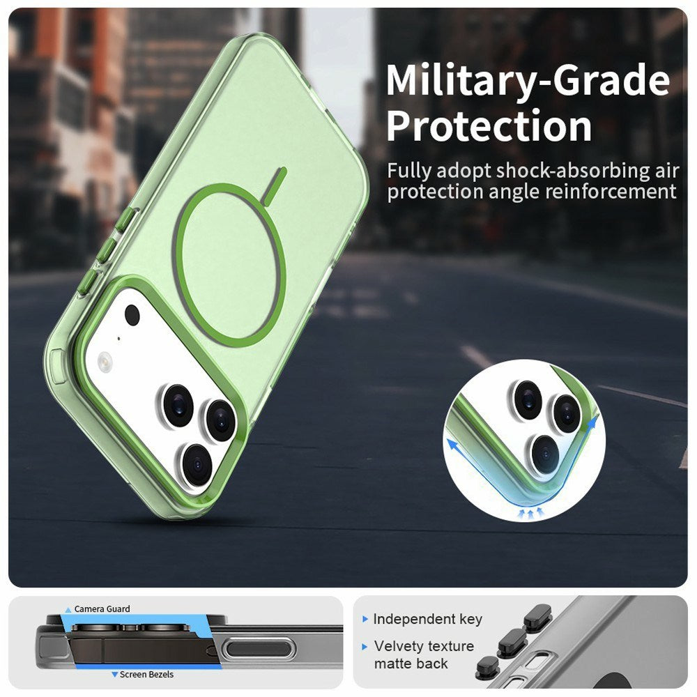 iPhone 18 Pro / 17 Pro EIDERWOOD Hybrid Plast Deksel - MagSafe Kompatibel - Grønn