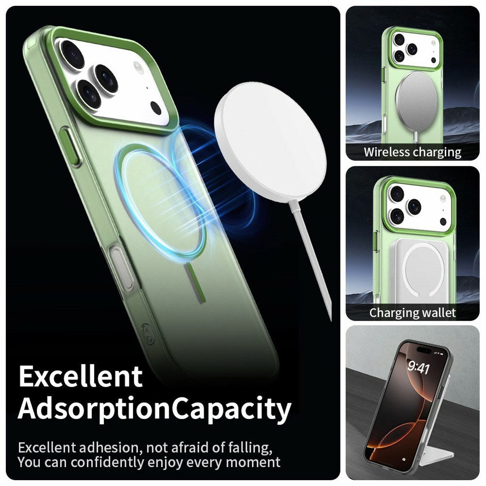 iPhone 18 Pro / 17 Pro EIDERWOOD Hybrid Plast Deksel - MagSafe Kompatibel - Grønn