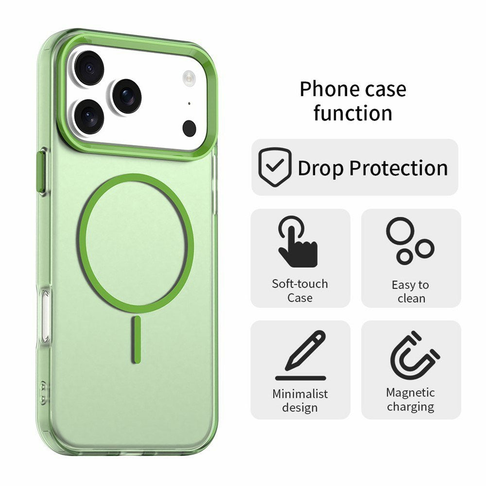 iPhone 18 Pro / 17 Pro EIDERWOOD Hybrid Plast Deksel - MagSafe Kompatibel - Grønn