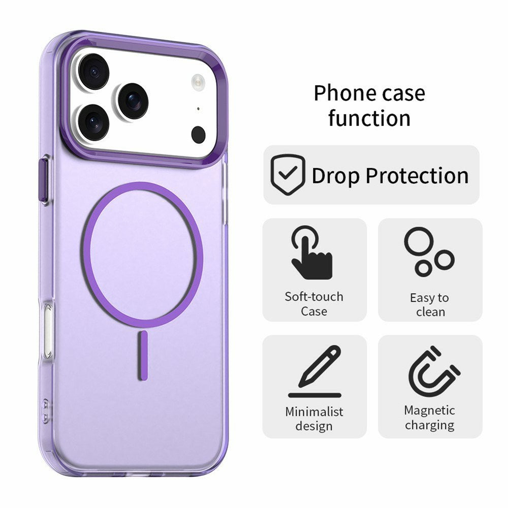 iPhone 18 Pro / 17 Pro EIDERWOOD Hybrid Plast Deksel - MagSafe Kompatibel - Lilla