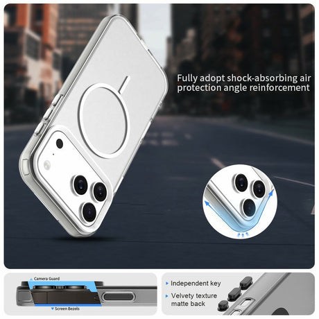 iPhone 18 Pro Max / 17 Pro Max EIDERWOOD Hybrid Plast Deksel - MagSafe Kompatibel - Hvit