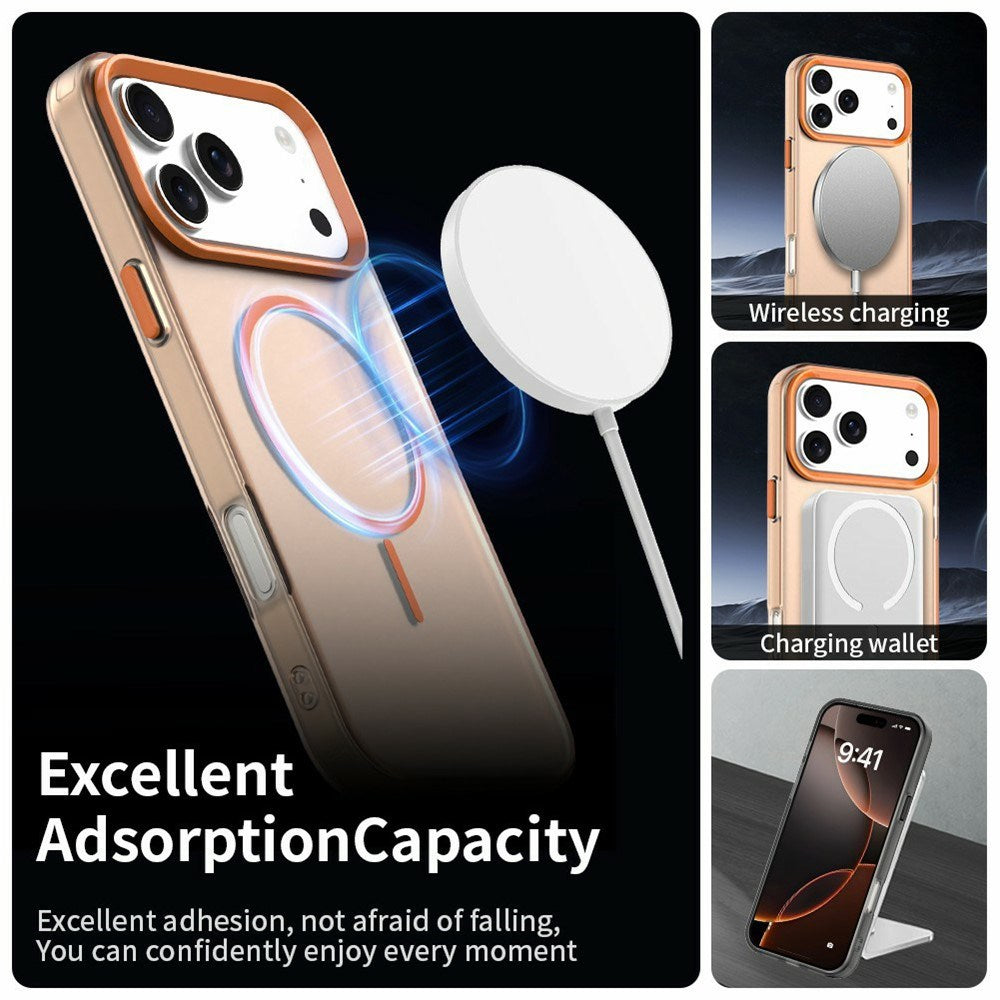 iPhone 18 Pro Max / 17 Pro Max EIDERWOOD Hybrid Plast Deksel - MagSafe Kompatibel - Oransje