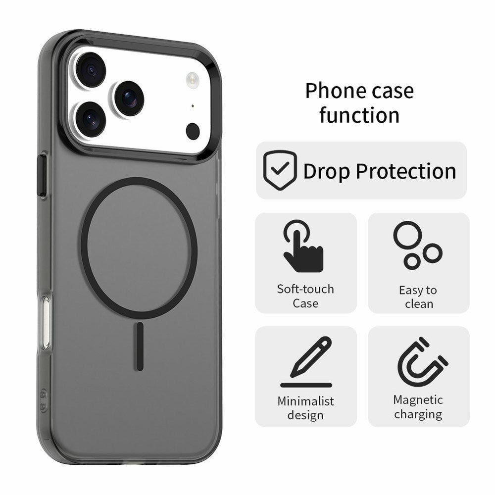 iPhone 18 Pro Max / 17 Pro Max EIDERWOOD Hybrid Plast Deksel - MagSafe Kompatibel - Svart