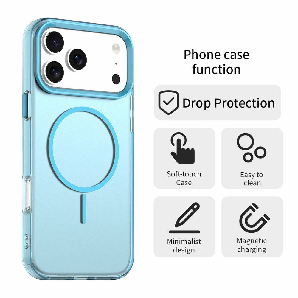 iPhone 18 Pro Max / 17 Pro Max EIDERWOOD Hybrid Plast Deksel - MagSafe Kompatibel - Blå