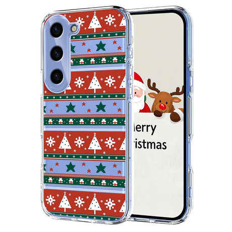 EIDERWOOD Samsung Galaxy S23 FE Fleksibelt Plast Juledeksel med Motiv - Gjennomsiktig / Mønster