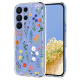 Samsung Galaxy S26 Ultra EIDERWOOD Fleksibel Plast Deksel m. Mønster - Gjennomsiktig / Ville Blomster