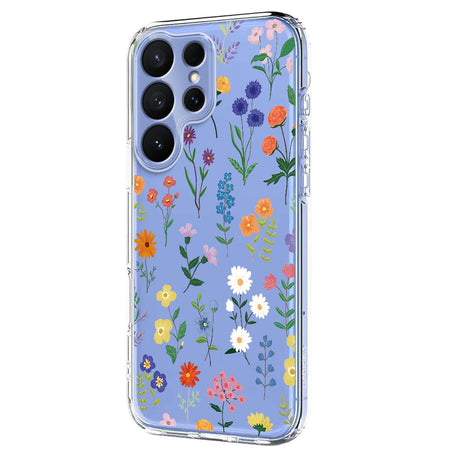 Samsung Galaxy S26 Ultra EIDERWOOD Fleksibel Plast Deksel m. Mønster - Gjennomsiktig / Ville Blomster