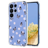 Samsung Galaxy S26 Ultra EIDERWOOD Fleksibel Plast Deksel m. Mønster - Gjennomsiktig / Sommerfugler