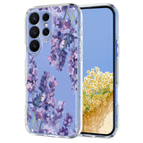 Samsung Galaxy S26 Ultra EIDERWOOD Fleksibel Plast Deksel m. Mønster - Gjennomsiktig / Lavendel