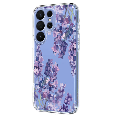 Samsung Galaxy S26 Ultra EIDERWOOD Fleksibel Plast Deksel m. Mønster - Gjennomsiktig / Lavendel