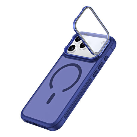 iPhone 18 Pro Max / 17 Pro Max EIDERWOOD Hybrid Plast Deksel m. Kamera Deksel & Stativfunksjon - MagSafe Kompatibel - Blå