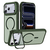 iPhone 18 Pro / 17 Pro EIDERWOOD Hybrid Plast Deksel m. Kamera Deksel & Stativfunksjon - MagSafe Kompatibel - Grønn