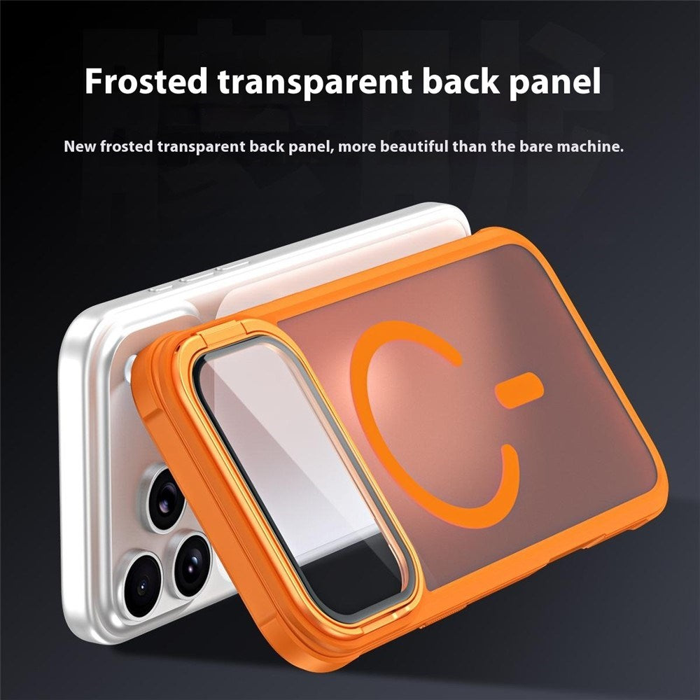 iPhone 18 Pro / 17 Pro EIDERWOOD Hybrid Plast Deksel m. Kamera Deksel & Stativfunksjon - MagSafe Kompatibel - Rød