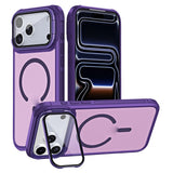 iPhone 18 Pro / 17 Pro EIDERWOOD Hybrid Plast Deksel m. Kamera Deksel & Stativfunksjon - MagSafe Kompatibel - Lilla