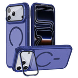 iPhone 18 Pro / 17 Pro EIDERWOOD Hybrid Plast Deksel m. Kamera Deksel & Stativfunksjon - MagSafe Kompatibel - Blå