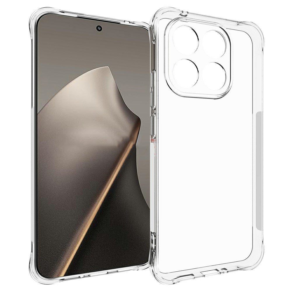 Xiaomi 15T EIDERWOOD Fleksibelt Plast Deksel med Støtdempende Hjørner - Gjennomsiktig