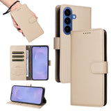 Samsung Galaxy S26 EIDERWOOD Kunstskinn Flip Deksel m. Strop - Beige