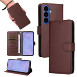 Samsung Galaxy S26 EIDERWOOD Kunstskinn Flip Deksel m. Strop - Brun