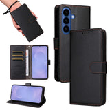Samsung Galaxy S26 EIDERWOOD Kunstskinn Flip Deksel m. Strop - Svart