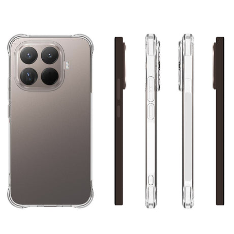 Xiaomi 15T Pro EIDERWOOD Fleksibelt Plast Deksel med Støtdempende Hjørner - Gjennomsiktig