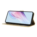 EIDERWOOD iPhone 17 Kunstskinn Flip Deksel m. Polka Design - Gul