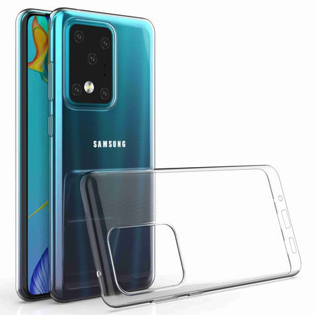 EIDERWOOD Samsung Galaxy S20 Ultra Fleksibelt Plast Bak Deksel - Gjennomsiktig