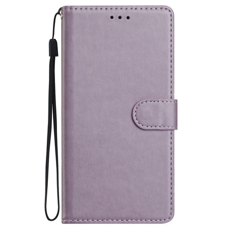 Samsung Galaxy S26 Ultra EIDERWOOD Kunstskinn Deksel med Stropp & Kortholder – Lilla