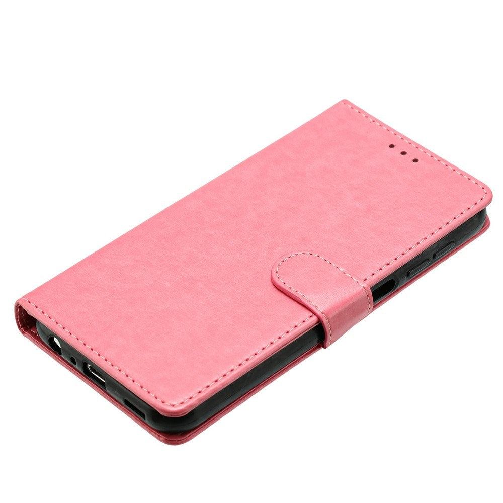 Samsung Galaxy S26 Ultra EIDERWOOD Kunstskinn Deksel med Stropp & Kortholder – Rosa
