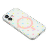 EIDERWOOD iPhone 17 Hybrid Deksel med Polka Design - MagSafe Kompatibel - Gjennomsiktig / Multi