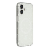 EIDERWOOD iPhone 17 Hybrid Deksel med Polka Design - MagSafe Kompatibel - Gjennomsiktig / Hvit