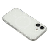 EIDERWOOD iPhone 17 Hybrid Deksel med Polka Design - MagSafe Kompatibel - Gjennomsiktig / Hvit