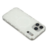 EIDERWOOD iPhone 17 Pro Max Hybrid Deksel med Polka Design - MagSafe Kompatibel - Gjennomsiktig / Hvit