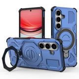 Samsung Galaxy S26 EIDERWOOD Håndverker Deksel m. Roterende Kickstand - Blå