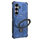 Samsung Galaxy S26 EIDERWOOD Håndverker Deksel m. Roterende Kickstand - Blå