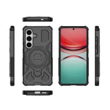 Samsung Galaxy S26 EIDERWOOD Håndverker Deksel m. Roterende Kickstand - Svart