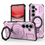 Samsung Galaxy S26 EIDERWOOD Håndverker Deksel m. Roterende Kickstand - Rosa