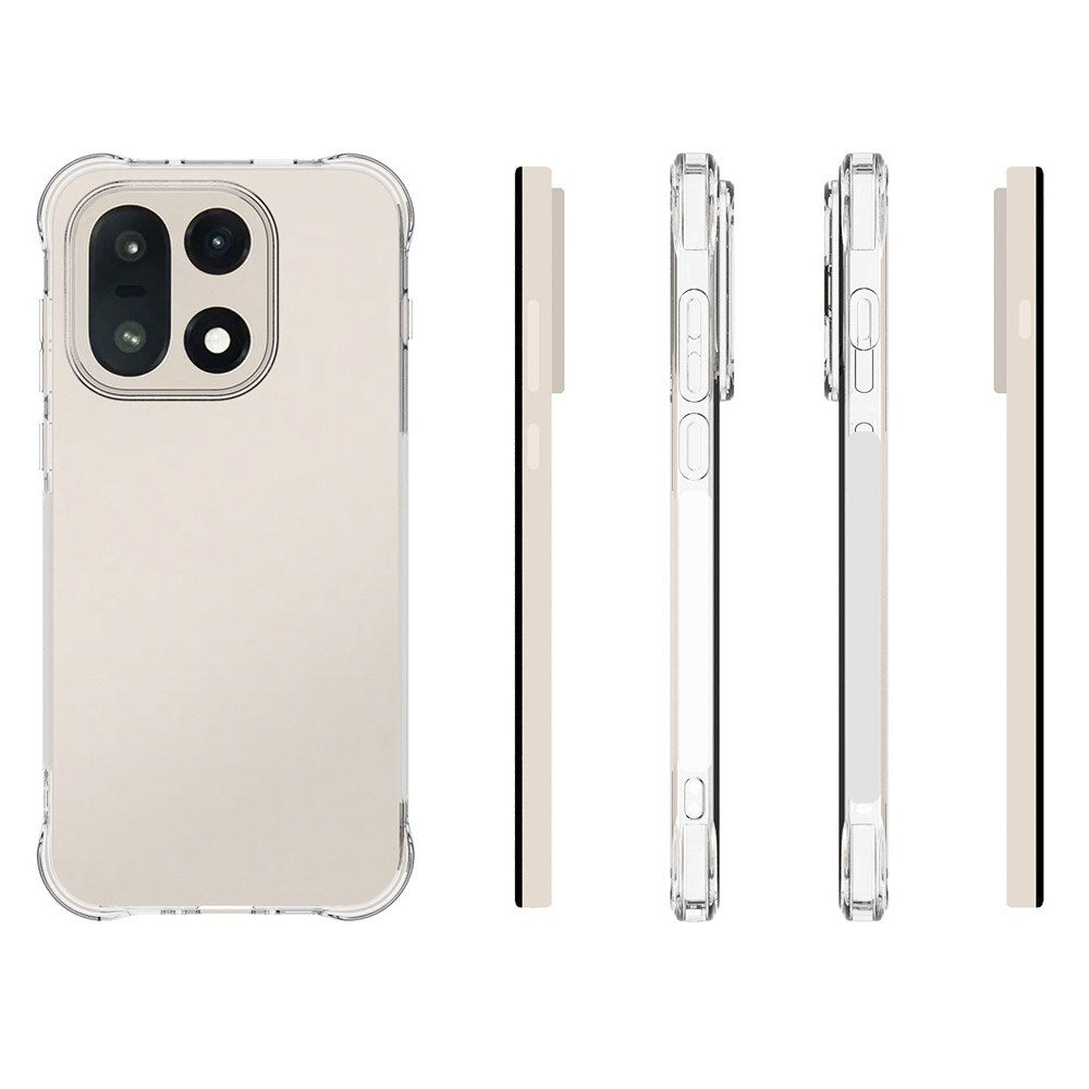 EIDERWOOD OnePlus 15 Plast Deksel med Forsterkede Hjørner - Gjennomsiktig