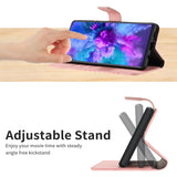 Honor Magic8 Lite EIDERWOOD Kunstskinn Flip Deksel m. Stropp – Rosa