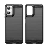 Motorola Moto G06 / G06 Power EIDERWOOD Carbon Fiber Deksel - Svart