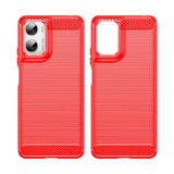 Motorola Moto G06 / G06 Power EIDERWOOD Carbon Fiber Deksel - Rød