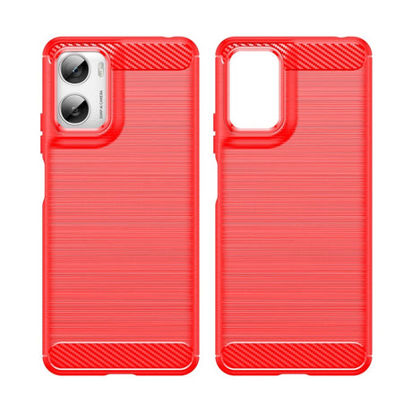 Motorola Moto G06 / G06 Power EIDERWOOD Carbon Fiber Deksel - Rød