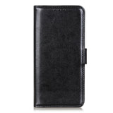 Motorola Moto G06 EIDERWOOD Kunstlær Flip Deksel m. Kortholder - Svart