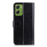 Motorola Moto G06 EIDERWOOD Kunstlær Flip Deksel m. Kortholder - Svart