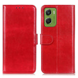 Motorola Moto G06 EIDERWOOD Kunstlær Flip Deksel m. Kortholder - Rød
