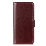 Motorola Moto G06 EIDERWOOD Kunstlær Flip Deksel m. Kortholder - Brun