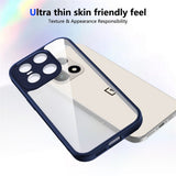 EIDERWOOD OnePlus 15 Fleksibelt Plast Deksel - Gjennomsiktig/Blå