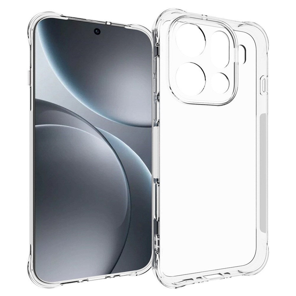 EIDERWOOD OPPO Find X9 Pro Fleksibelt Plast Deksel m. Støtabsorberende Hjørner - Gjennomsiktig