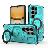 Samsung Galaxy S26 Ultra Håndverker Deksel med Kickstand - inkl. 2 x Skjermbeskyttere - Turkis