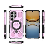 Samsung Galaxy S26 Ultra Håndverker Deksel med Kickstand - inkl. 2 x Skjermbeskyttere - Rosa
